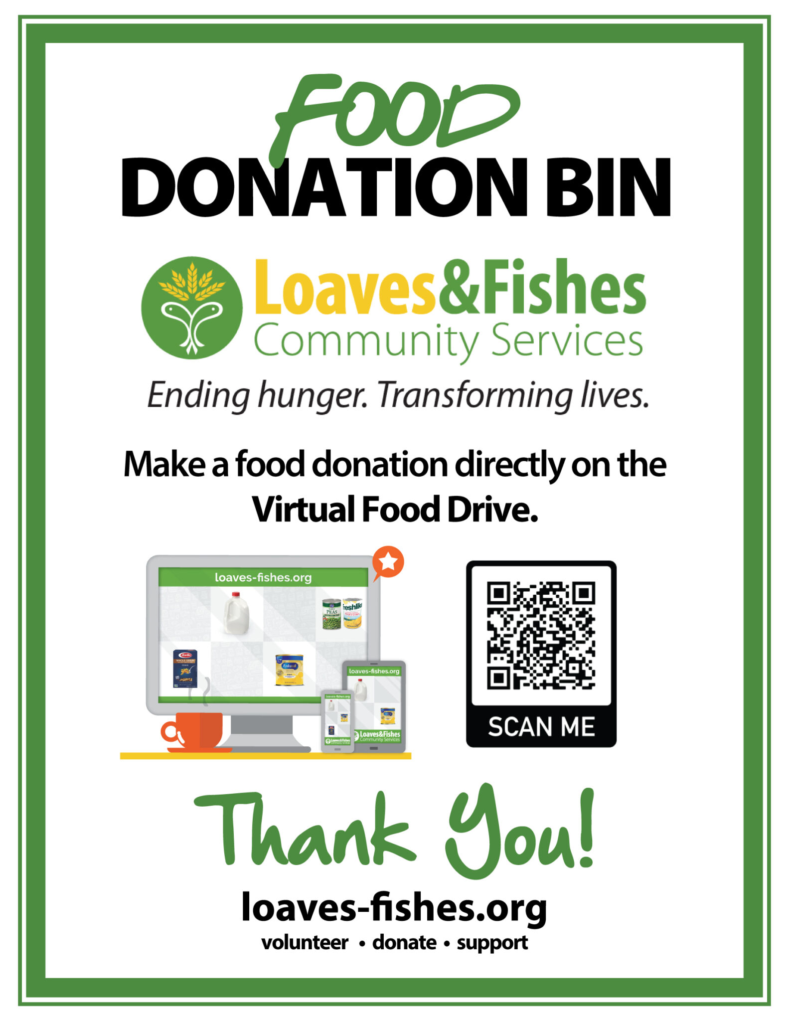 Food Drive Resources - Loaves & Fishes